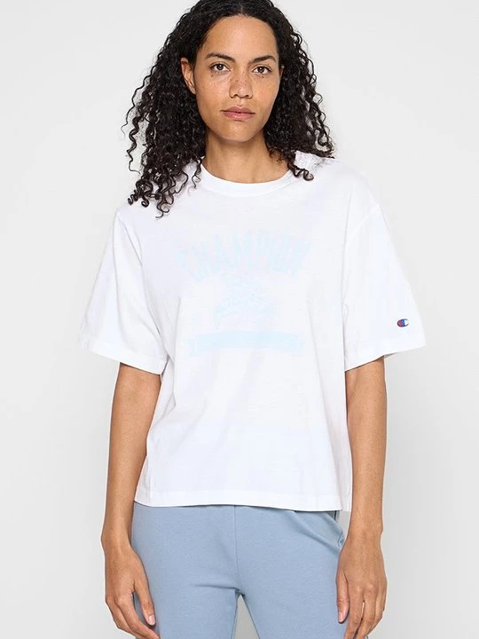 Foto van product T-shirt print Champion crème