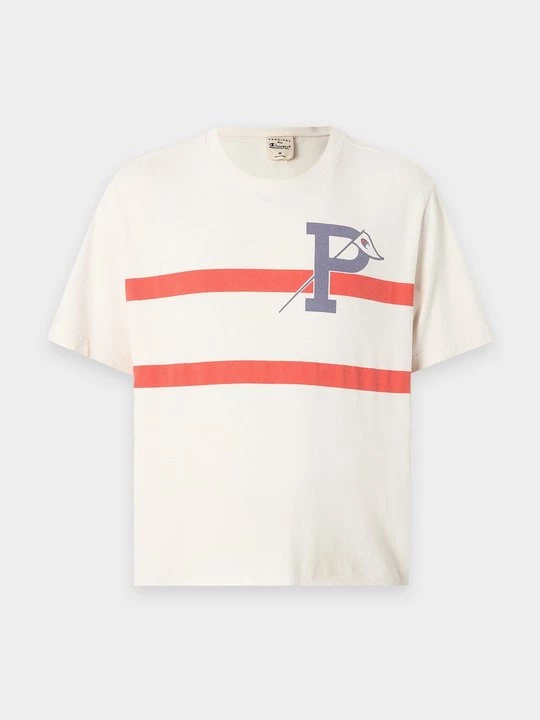 Foto van product T-shirt print Champion crème