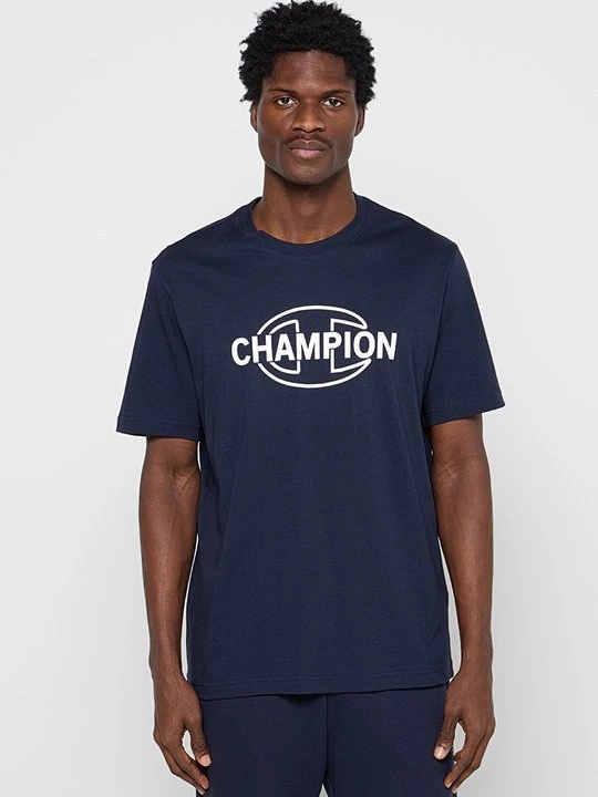 Foto van product T-shirt print Champion donkerblauw