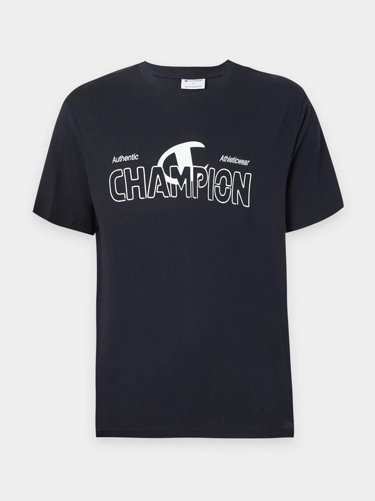 Foto van product T-shirt print Champion donkerblauw