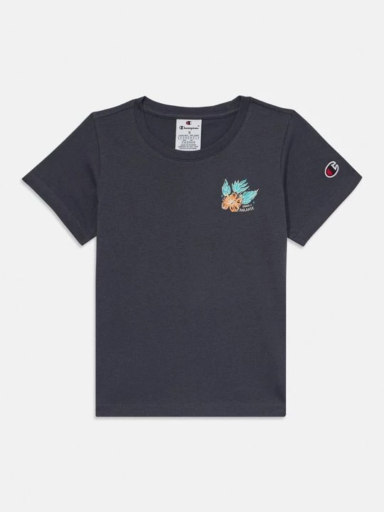 Foto van product T-shirt print Champion donkergrijs
