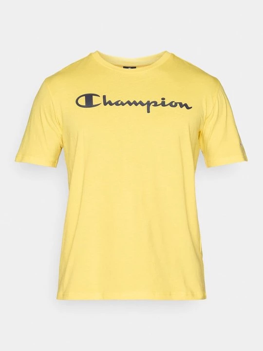 Foto van product T-shirt print Champion geel
