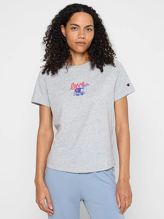 Foto van product T-shirt print Champion grijs