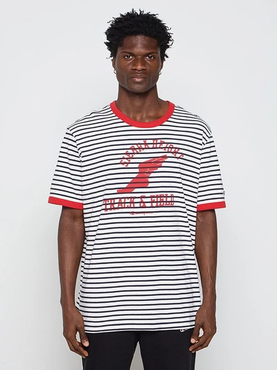 Foto van product T-shirt print Champion lichtblauw