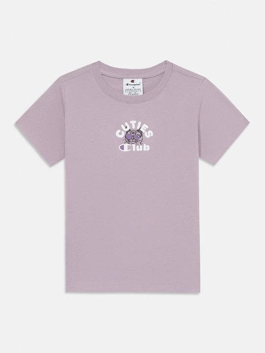 Foto van product T-shirt print Champion mauve