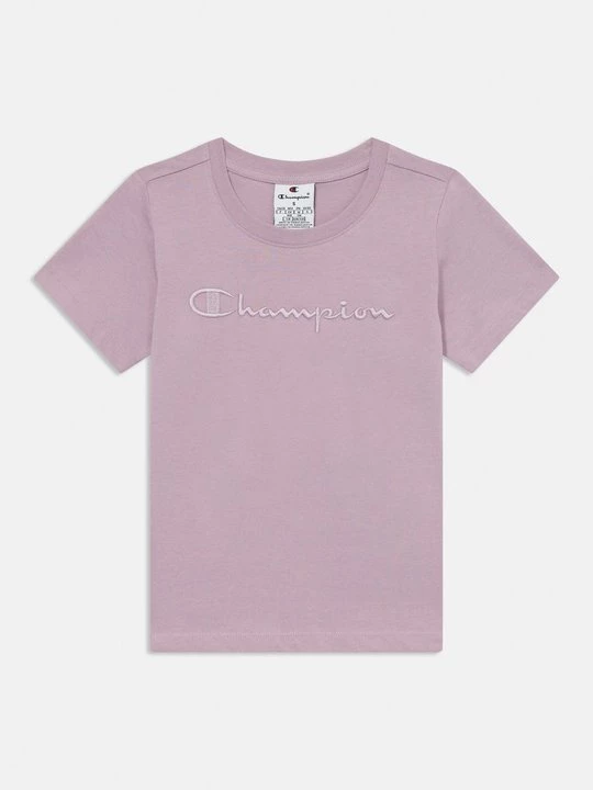 Foto van product T-shirt print Champion mauve