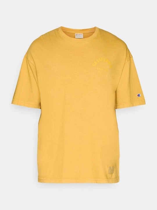 Foto van product T-shirt print Champion okergeel