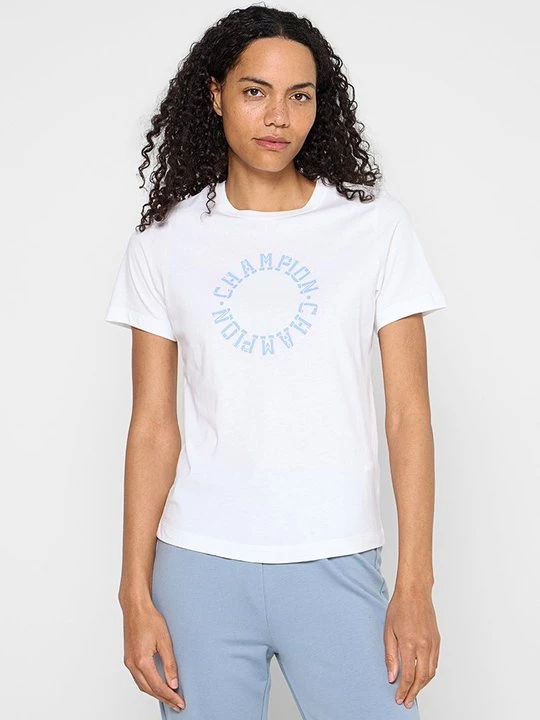 Foto van product T-shirt print Champion wit
