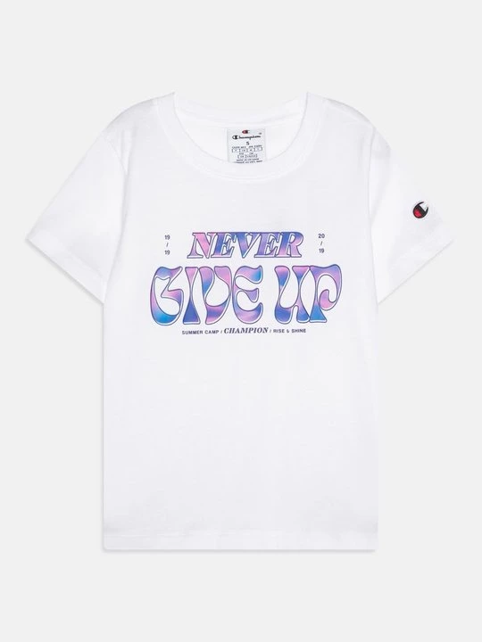 Foto van product T-shirt print Champion wit