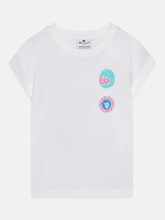 Foto van product T-shirt print Champion wit