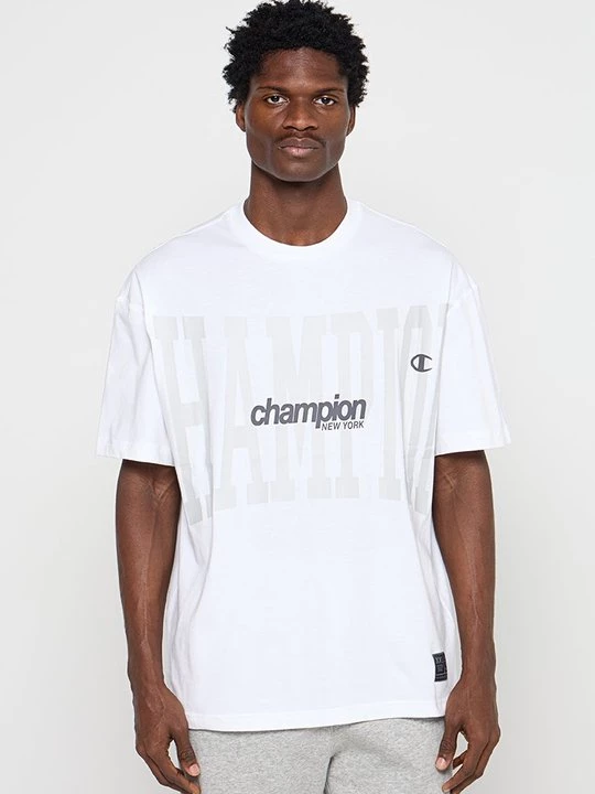 Foto van product T-shirt print Champion wit