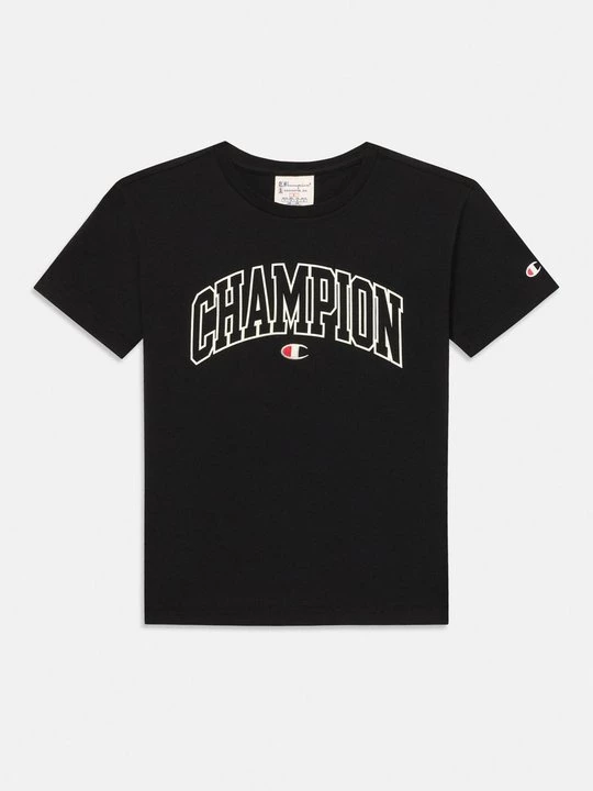 Foto van product T-shirt print Champion zwart