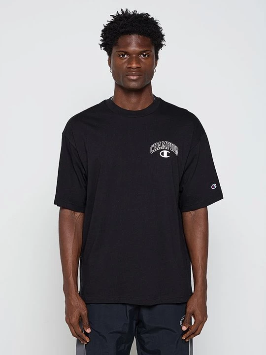 Foto van product T-shirt print Champion zwart