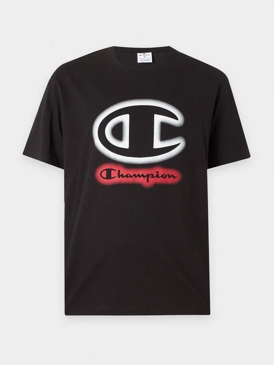 Foto van product T-shirt print Champion zwart