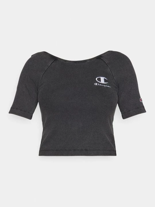 Foto van product T-shirt print Champion zwart