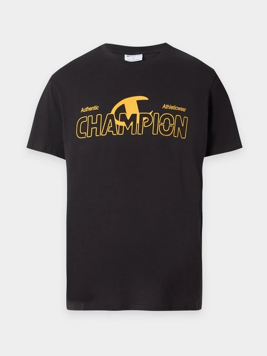 Foto van product T-shirt print Champion zwart