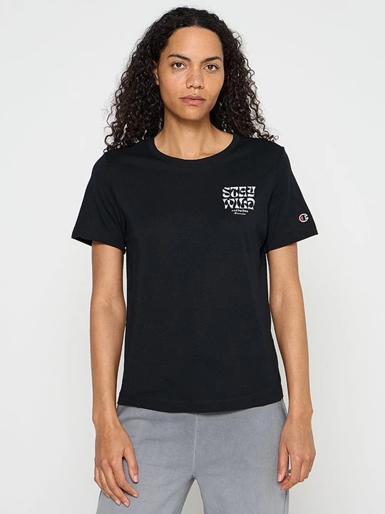 Foto van product T-shirt print Champion zwart