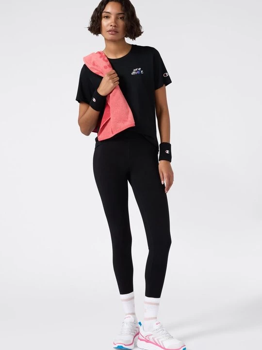 Foto van product T-shirt print Champion zwart