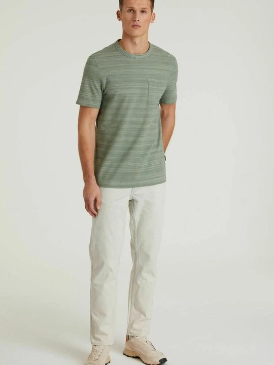 Foto van product T-shirt print CHASIN' groen
