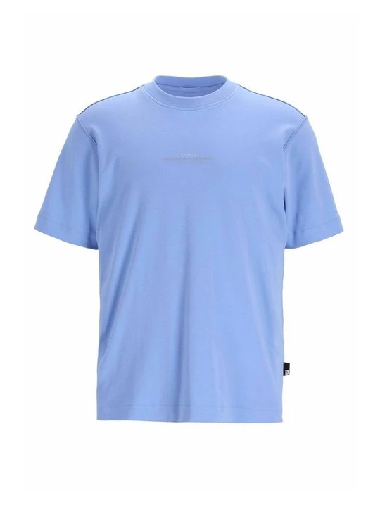 Foto van product T-shirt print CHASIN' lichtblauw