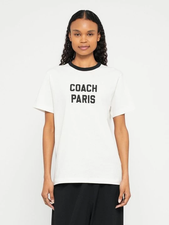 Foto van product T-shirt print Coach wit