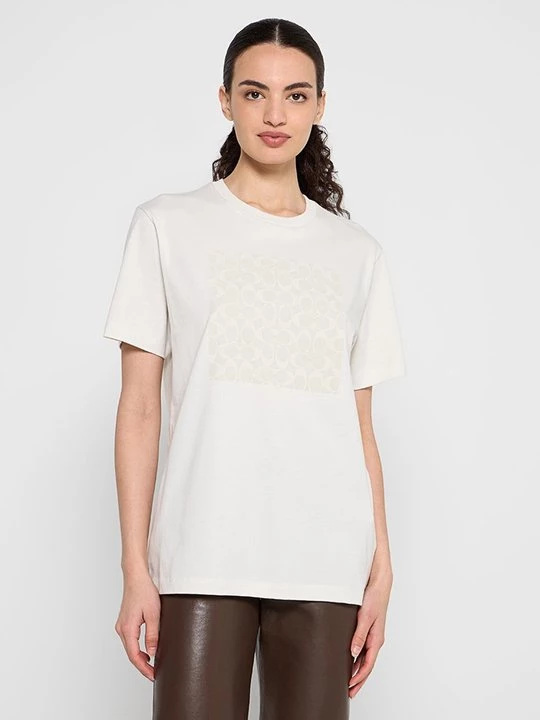 Foto van product T-shirt print Coach wit