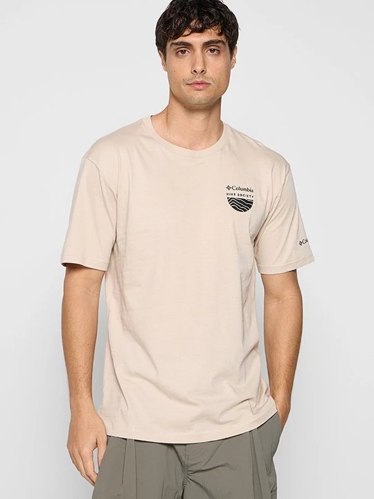 Foto van product T-shirt print Columbia bruin
