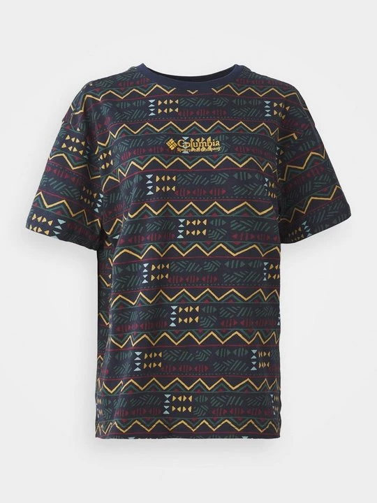 Foto van product T-shirt print Columbia donkerblauw