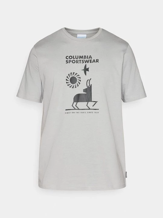Foto van product T-shirt print Columbia grijs