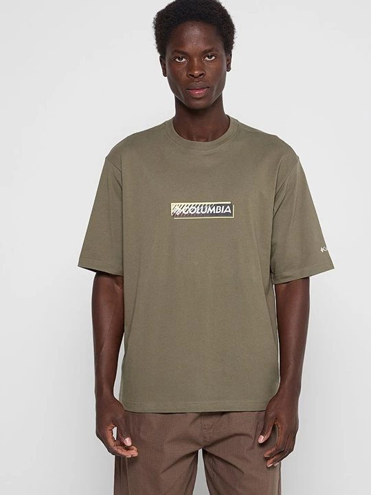 Foto van product T-shirt print Columbia groen