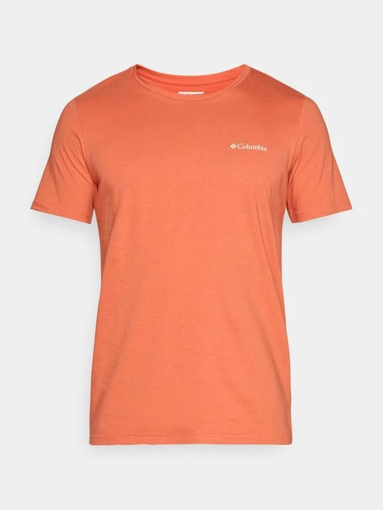 Foto van product T-shirt print Columbia oranje