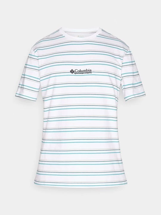 Foto van product T-shirt print Columbia wit