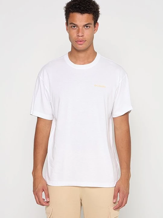 Foto van product T-shirt print Columbia wit