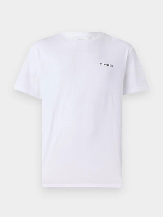 Foto van product T-shirt print Columbia wit