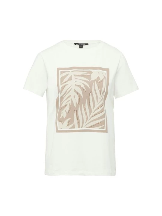 Foto van product T-shirt print comma crème