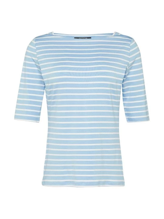 Foto van product T-shirt print comma lichtblauw
