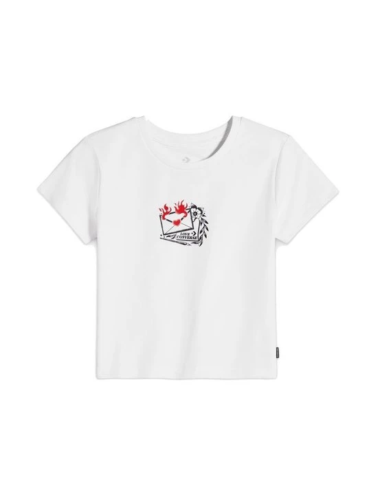 Foto van product T-shirt print Converse wit