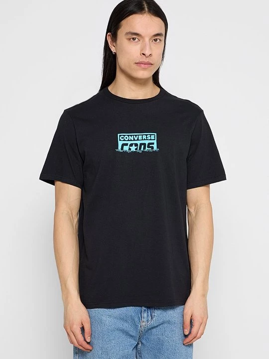 Foto van product T-shirt print Converse zwart
