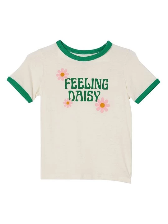 Foto van product T-shirt print Cotton On crème