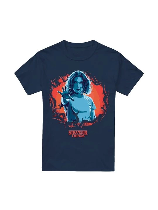 Foto van product T-shirt print Cotton Soul donkerblauw