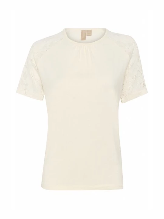Foto van product T-shirt print Culture crème