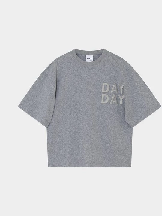 Foto van product T-shirt print Day Birger et Mikkelsen lichtgrijs
