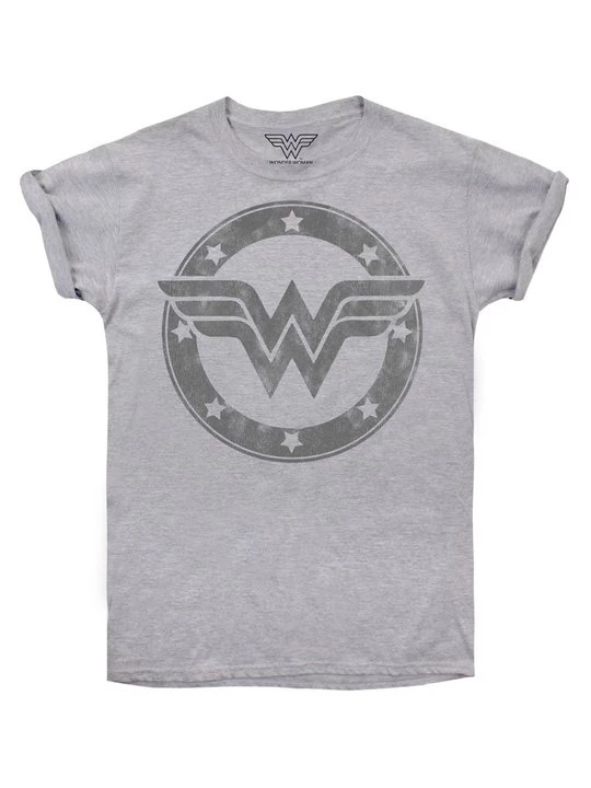 Foto van product T-shirt print DC COMICS ORIGINALS grijs