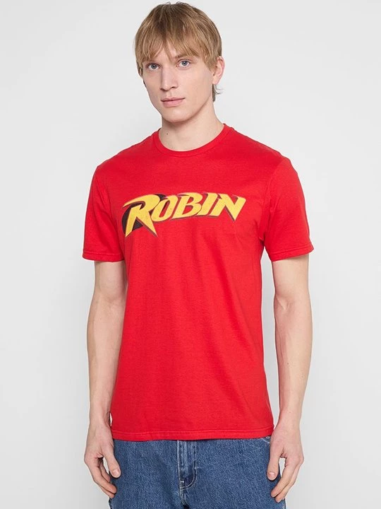 Foto van product T-shirt print DC COMICS ORIGINALS rood