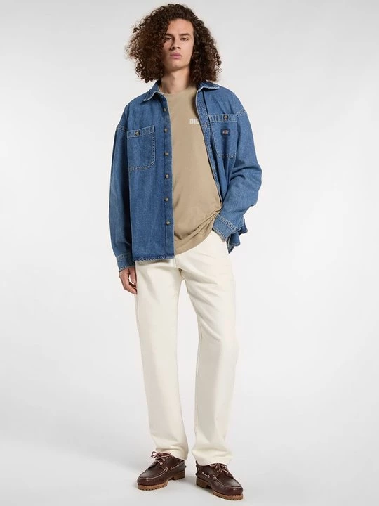 Foto van product T-shirt print Dickies beżowy