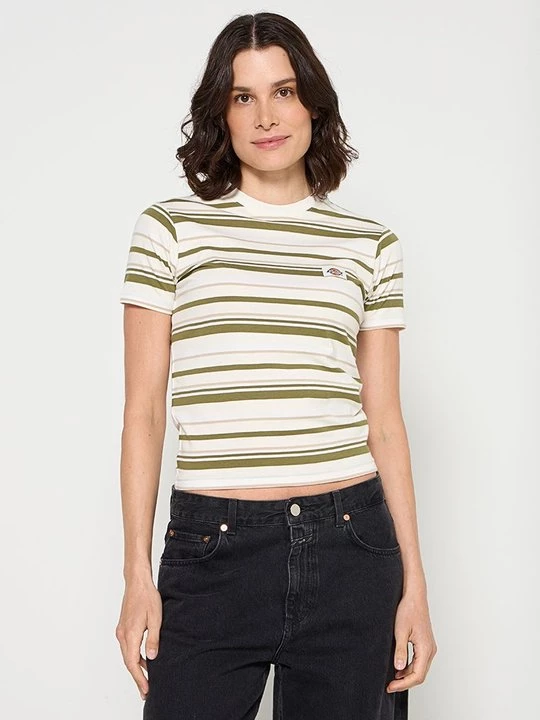 Foto van product T-shirt print Dickies beżowy