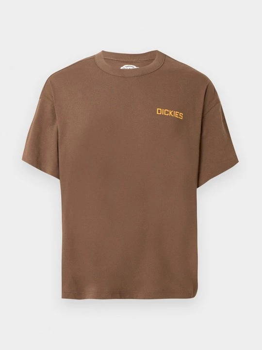 Foto van product T-shirt print Dickies bruin