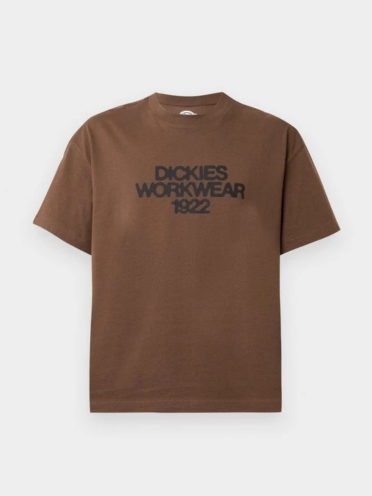 Foto van product T-shirt print Dickies bruin