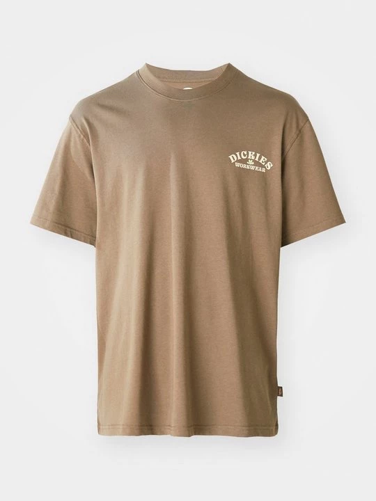 Foto van product T-shirt print Dickies bruin