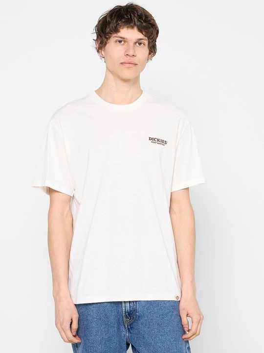 Foto van product T-shirt print Dickies crème